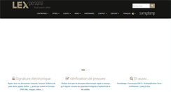 Desktop Screenshot of lex-persona.com